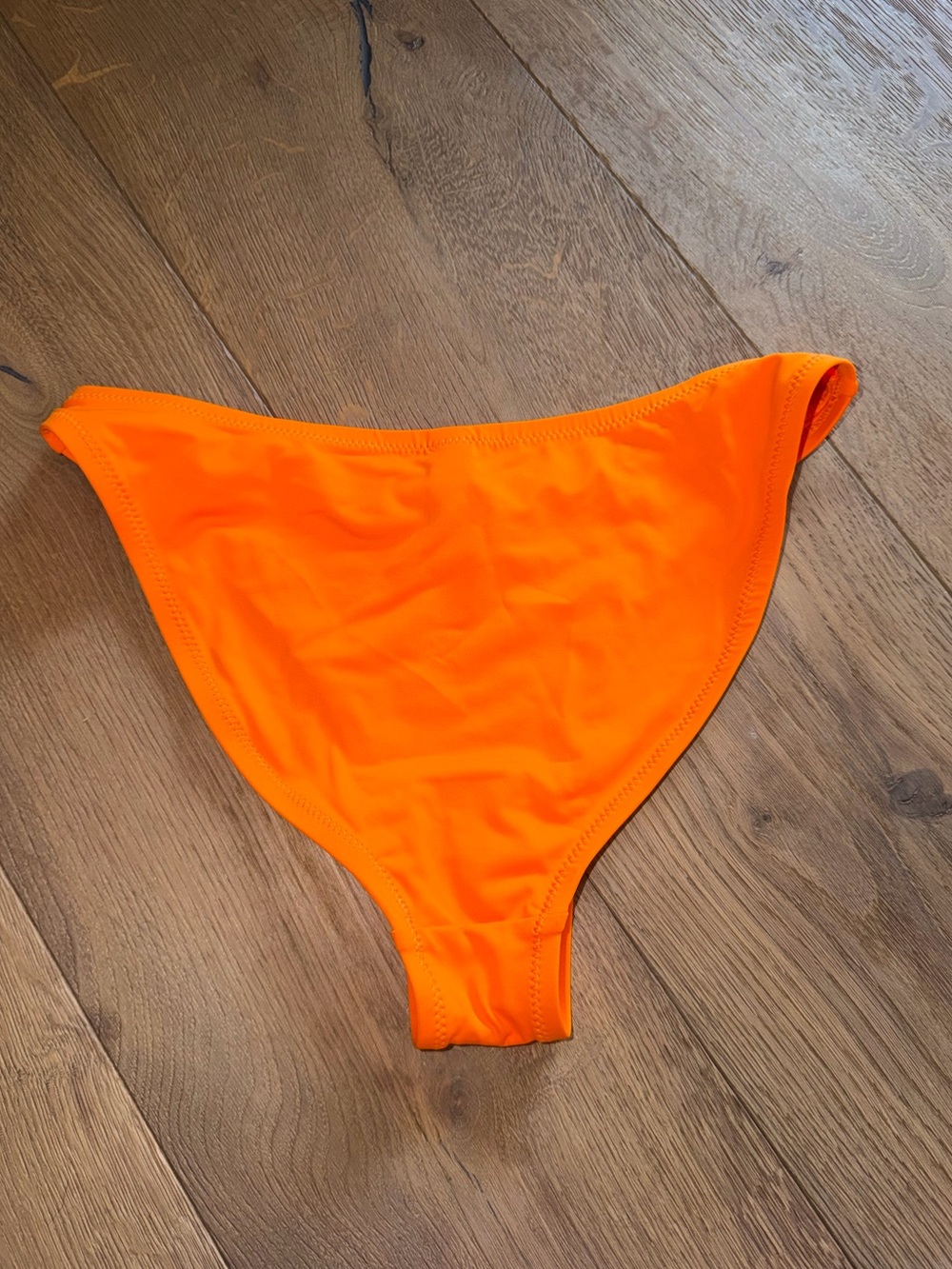 SKIMS Mid Coverage Bikini Bottoms Neon Orange NWOT Small swim beach - Picture 6 of 8